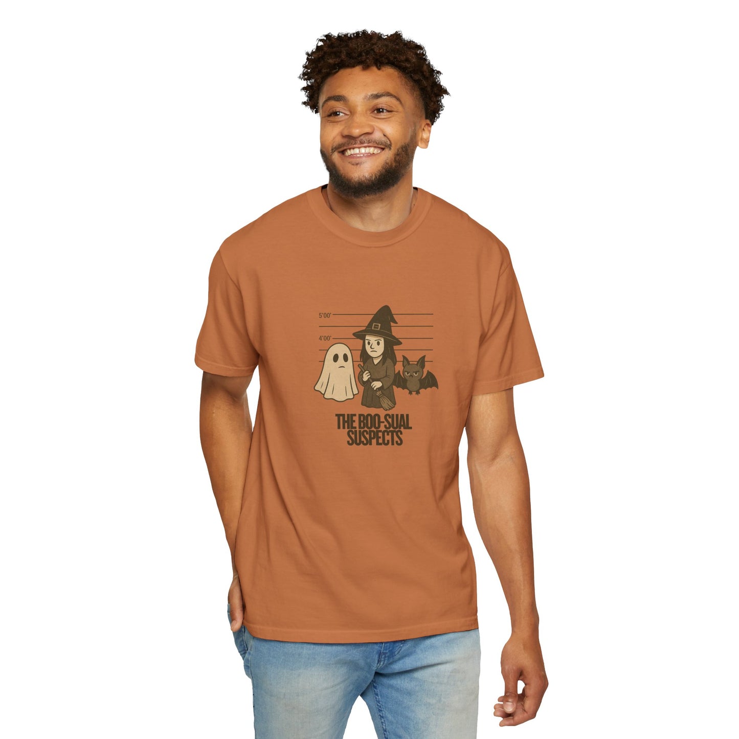 The Boo-sual Suspects | Funny Halloween Lineup Design | Movie Lover T-Shirt