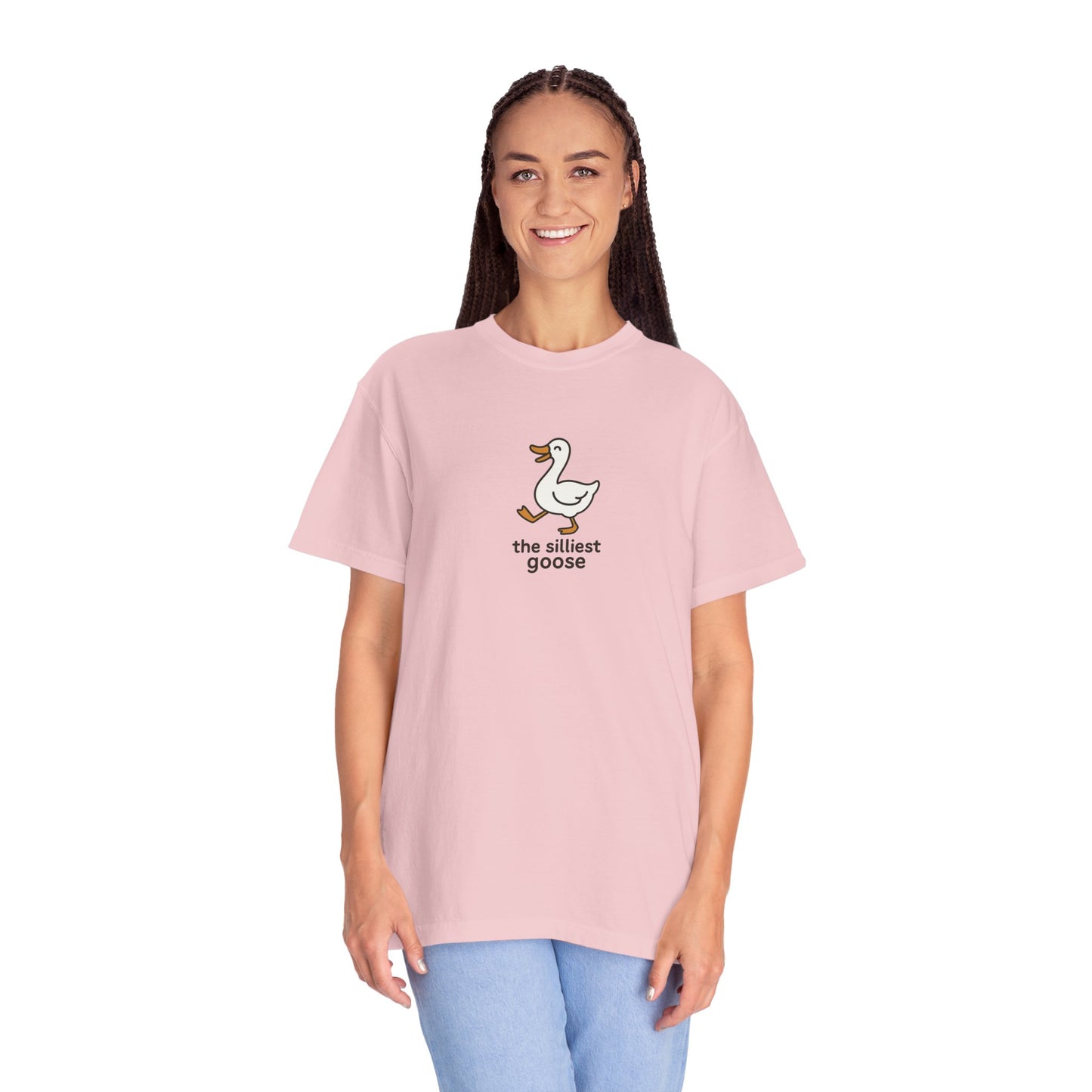 The Silliest Goose Adorable T-Shirt | Funny Cartoon Goose Design | Fun Vibes Top