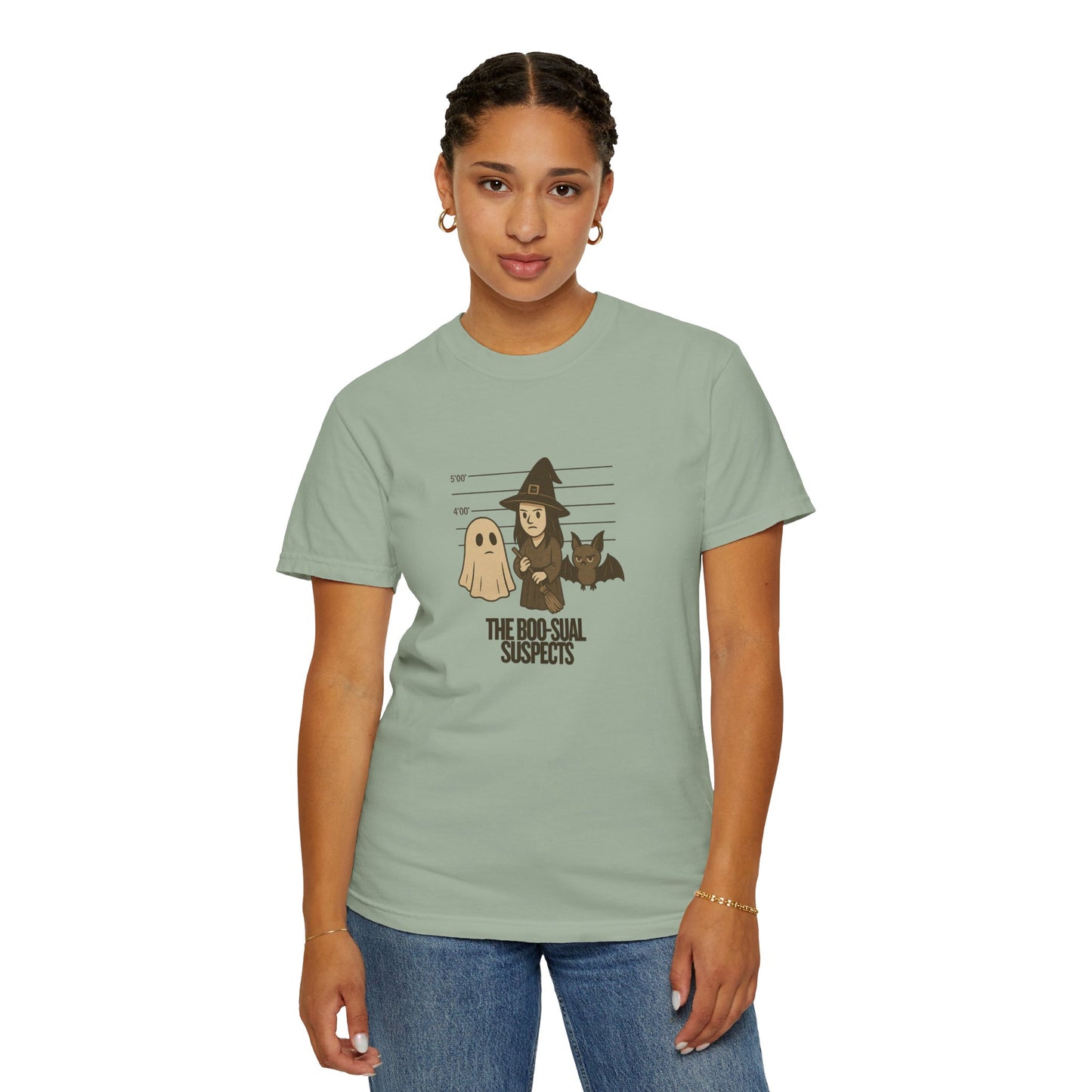 The Boo-sual Suspects | Funny Halloween Lineup Design | Movie Lover T-Shirt