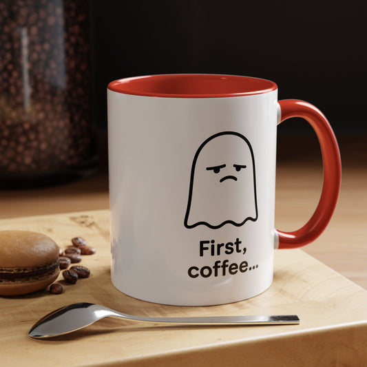 Ghostly Coffee Mug – Perfect for Coffee Lovers, Halloween Decor, Gifts, Daily Use, Home Office