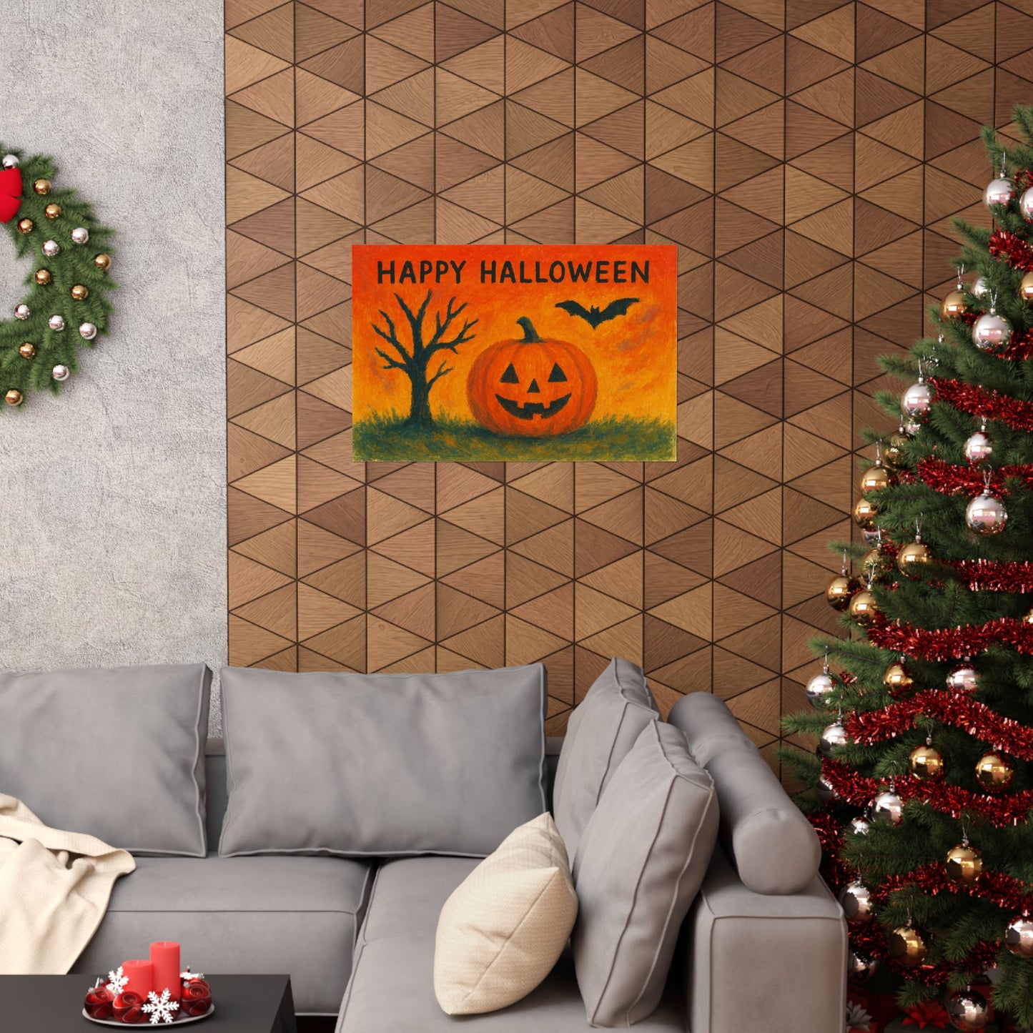 Happy Halloween Pumpkin & Bats Poster – Spooky Wall Art, Print or  Digital Download, Autumn Home Decor, Halloween Decorative Art