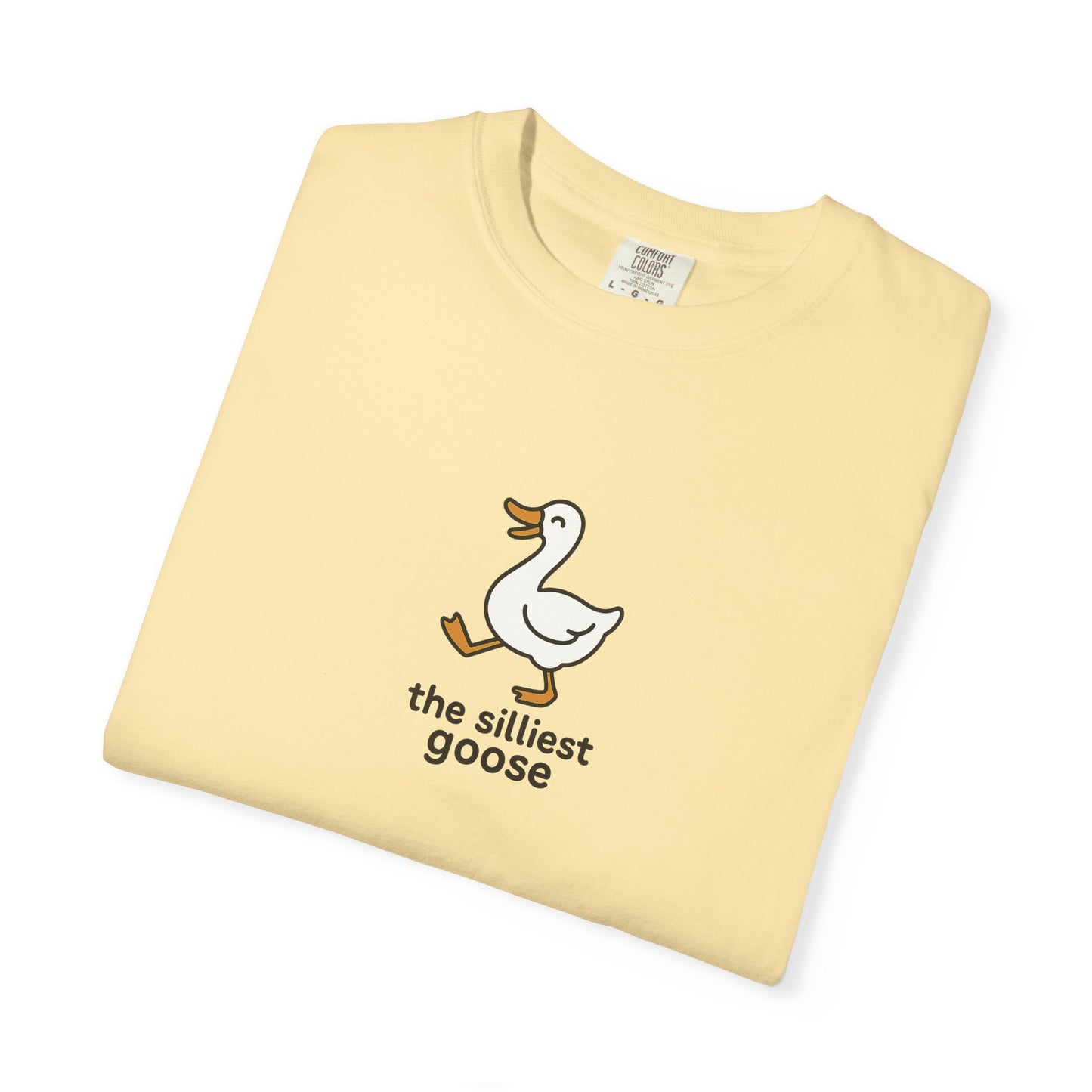 The Silliest Goose Adorable T-Shirt | Funny Cartoon Goose Design | Fun Vibes Top