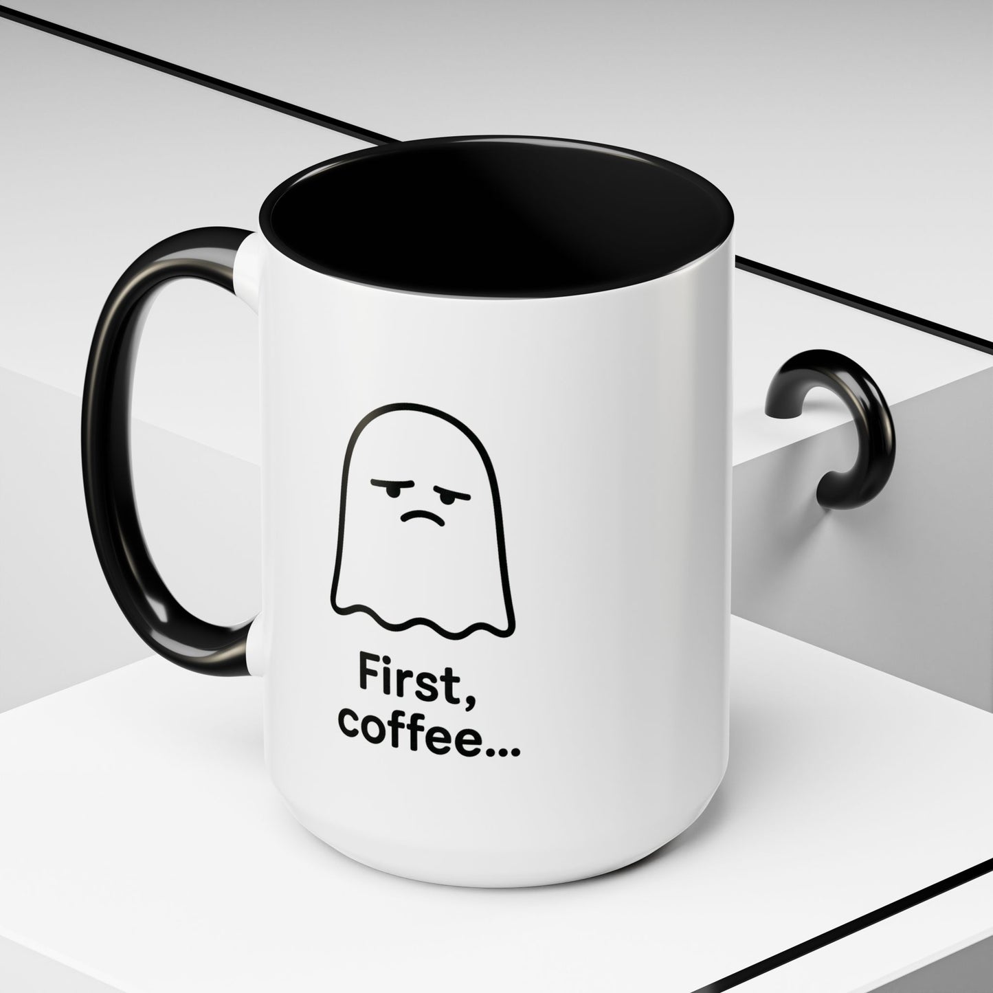 Ghostly Coffee Mug – Perfect for Coffee Lovers, Halloween Decor, Gifts, Daily Use, Home Office